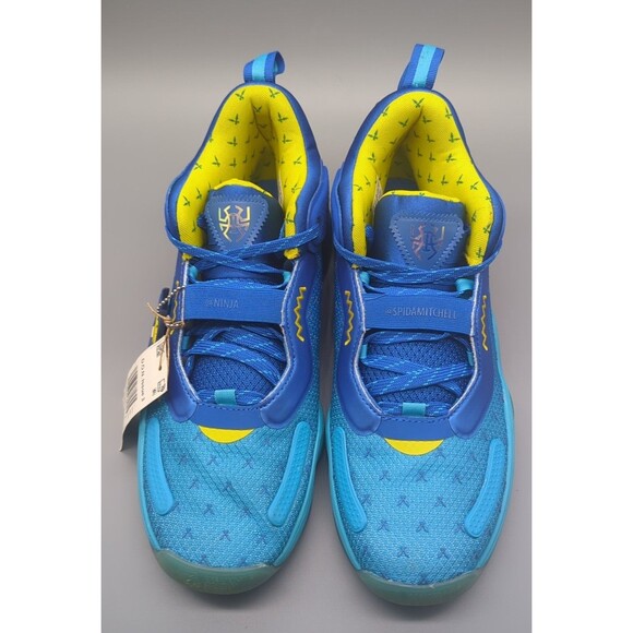 adidas D.O.N. Issue 3 x Ninja Time In Blue Bright Cyan Sz 11 @spidamitchell NWOB main image 6